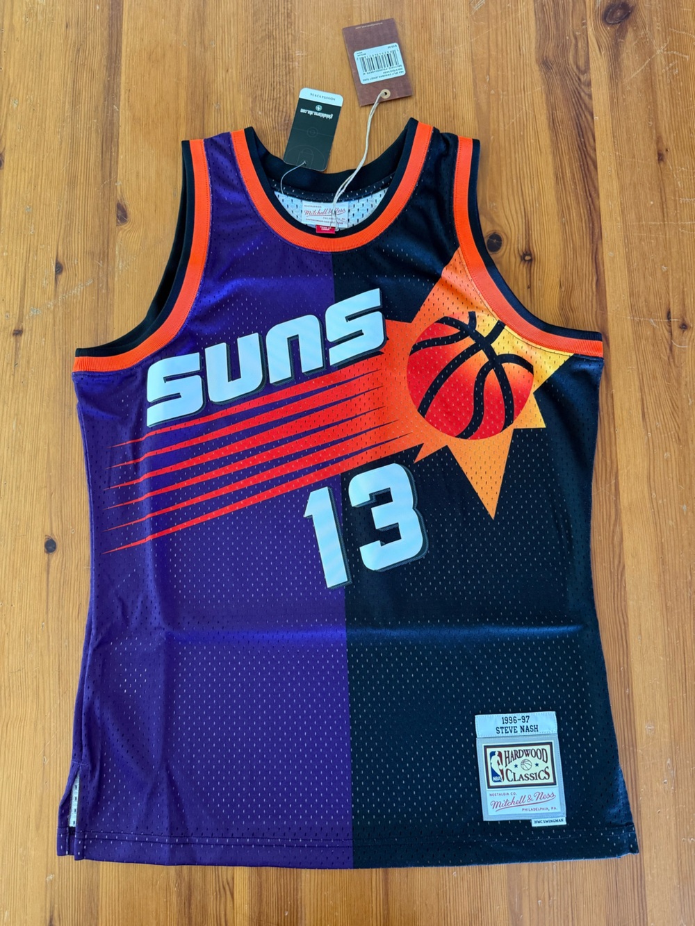 Steve Nash Phoenix Suns 1996 Hardwood Classics Mitchell and Ness Jersey Medium